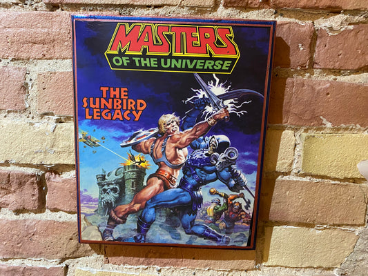 He-man masters of the universe, the Sunbird Legacy, Solid Wood Framed Art Plaque