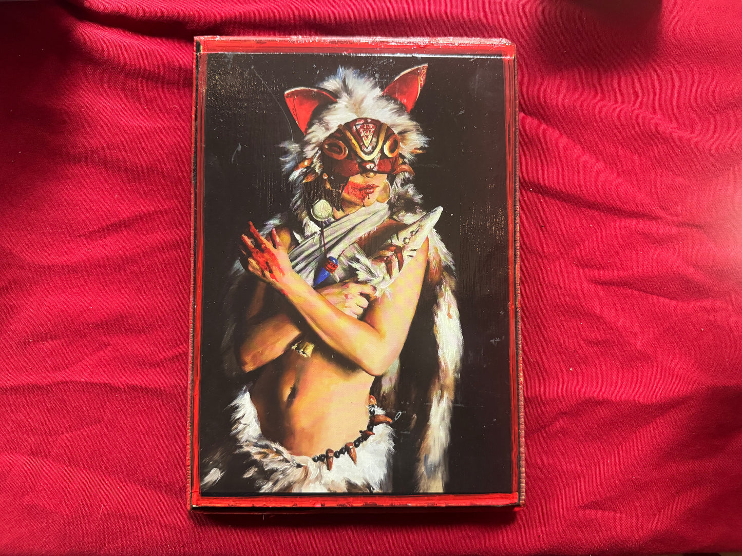Princesss Mononoke Studio Ghibli Handmade Movie Mini Poster 11x7