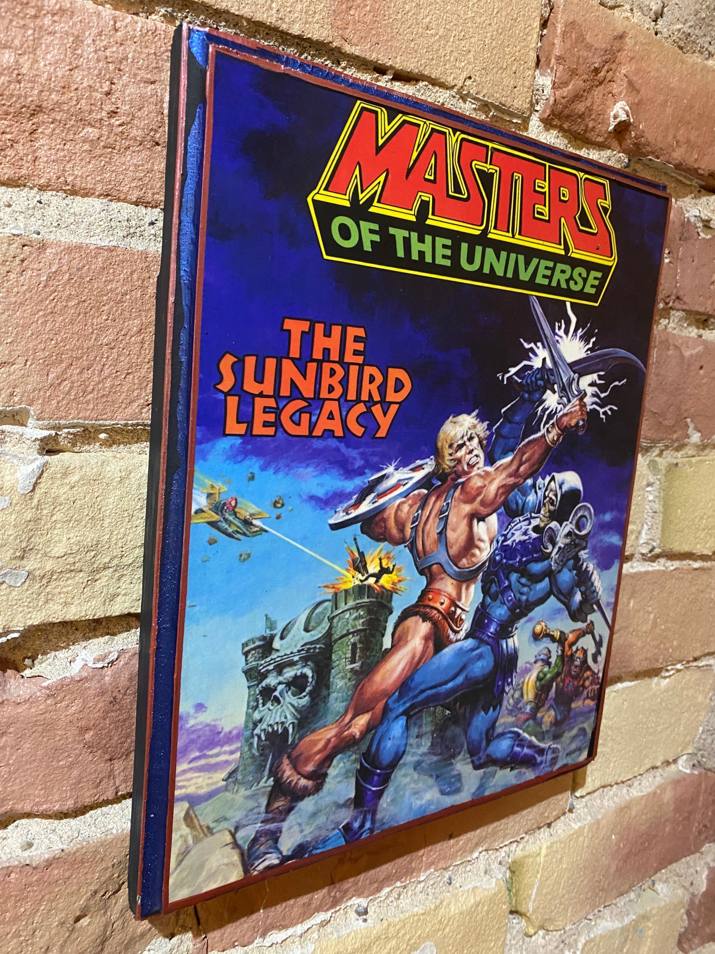 He-man masters of the universe, the Sunbird Legacy, Solid Wood Framed Art Plaque