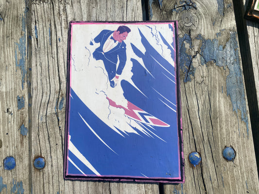 Point Break Handmade Movie Mini Poster Wood Art Plaque 9x7