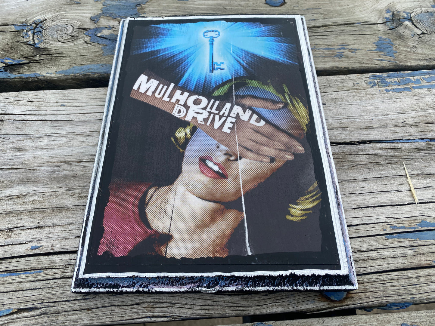 Mulholland Drive Handmade Mini Movie Poster Wood Art Plaque 9x7