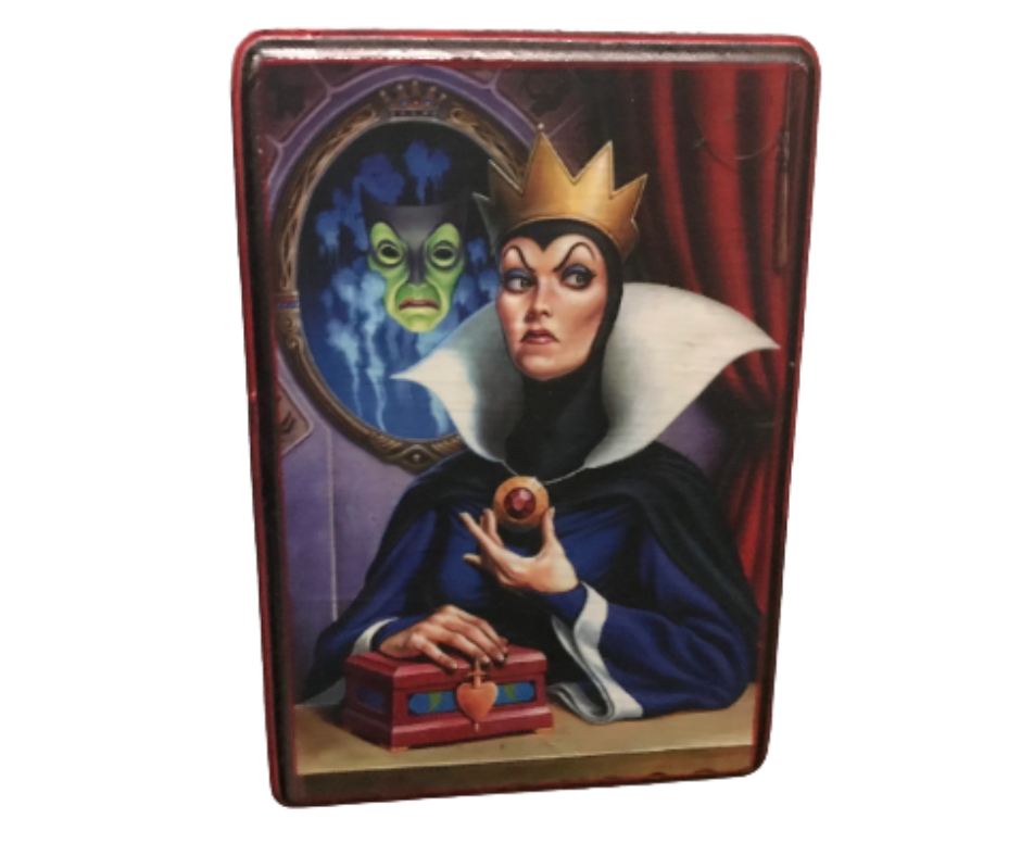 9"x7" -  Snow White Evil Queen Grimhilde Handmade Wood Art Plaque