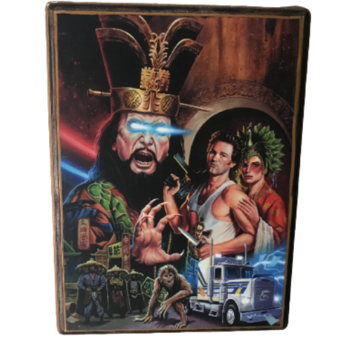 12"x9" -  Big Trouble In Little China Handmade Mini Movie Poster Wood Art Plaque