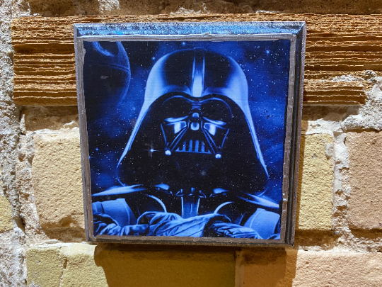 4" Square - Star Wars - Empire Strikes Back -  Handmade Movie Mini Poster Wood Art Plaque