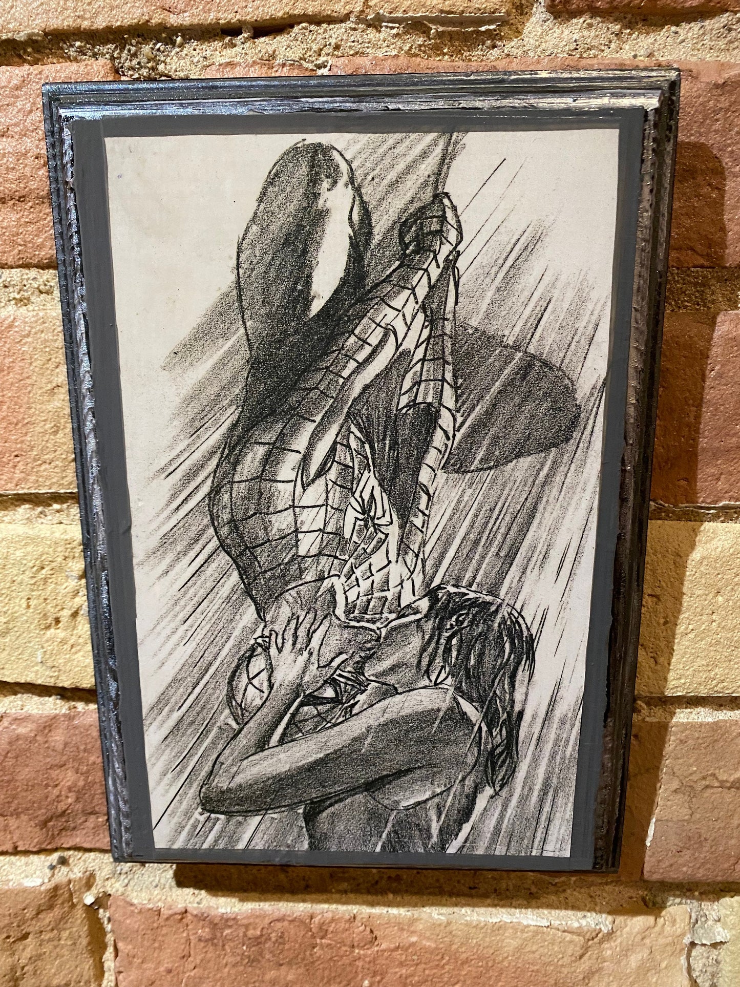 9"x7" -  Spider Man 2 Handmade Mini Movie Poster Wood Art Plaque
